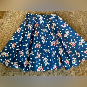 Hell Bunny nautical skirt